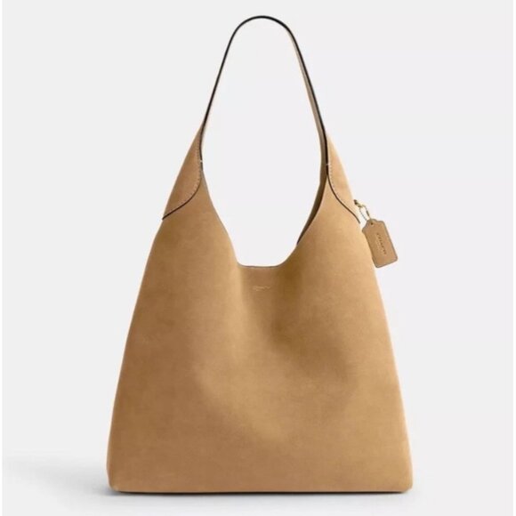 NWT Coach Brooklyn 39 in Limited Edition Sand Suede CW636 - Picture 1 of 10